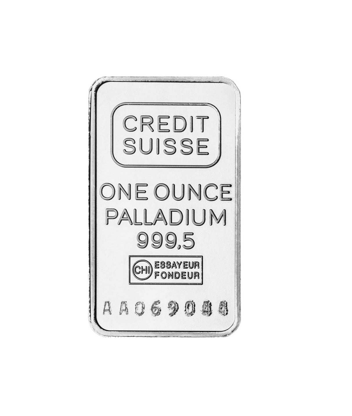 1 oz Palladium Bar