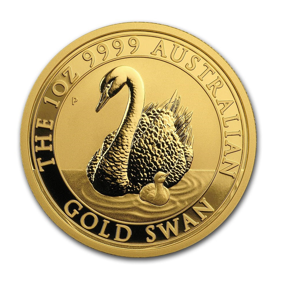 1 oz Australian Gold Swan Coin