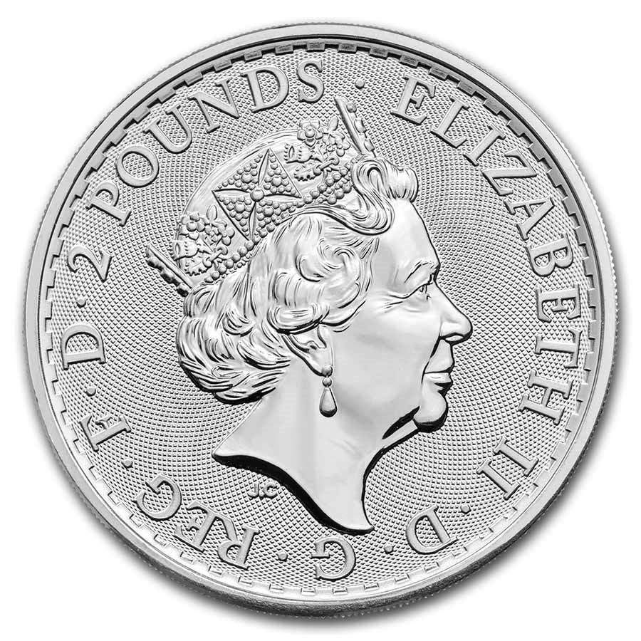 1 oz Britannia Silver Coin (Random Date)