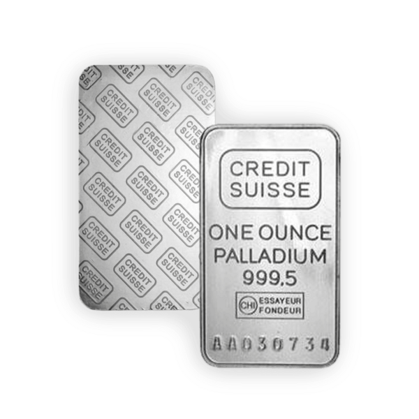 1 oz Palladium Bar