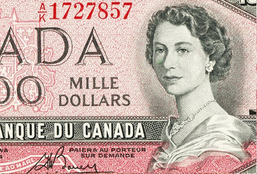 Canadian $1,000 Bill (Lawson-Bouey)