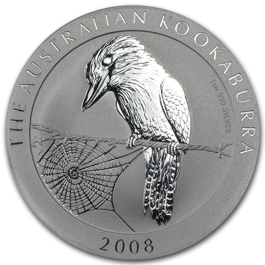 1 oz Silver Australian Kookaburra Coin - 2008