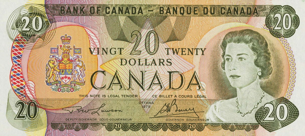 Canadian $20 Bill (Lawson-Bouey)