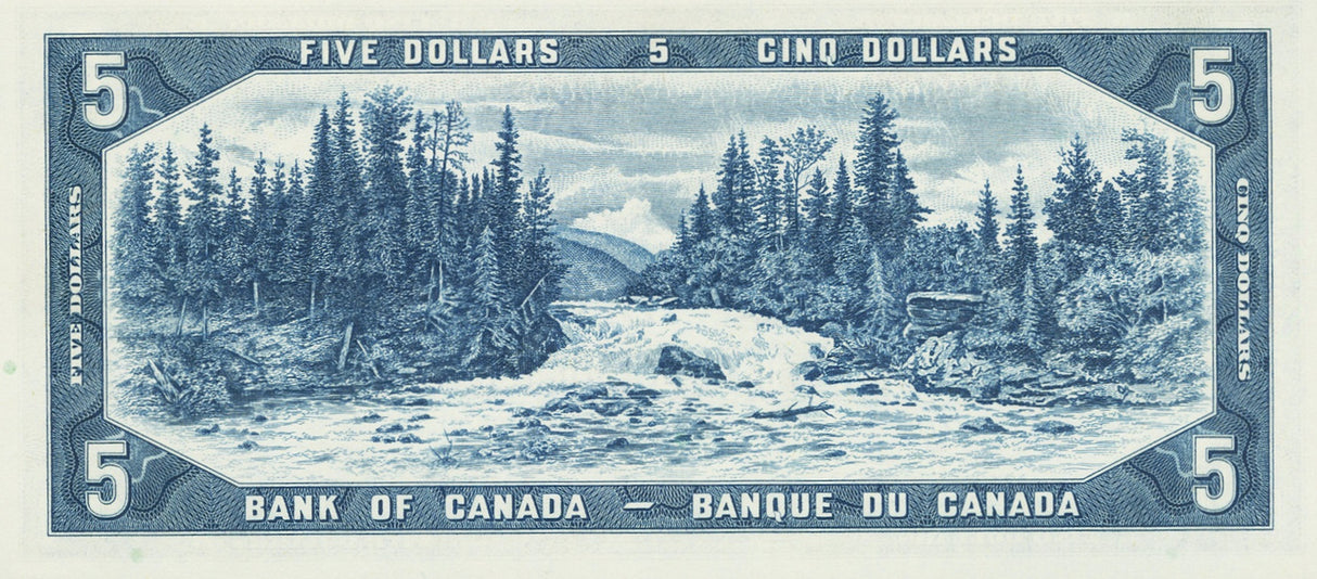 Canadian $5 Bill (Beattie-Rasminsky)