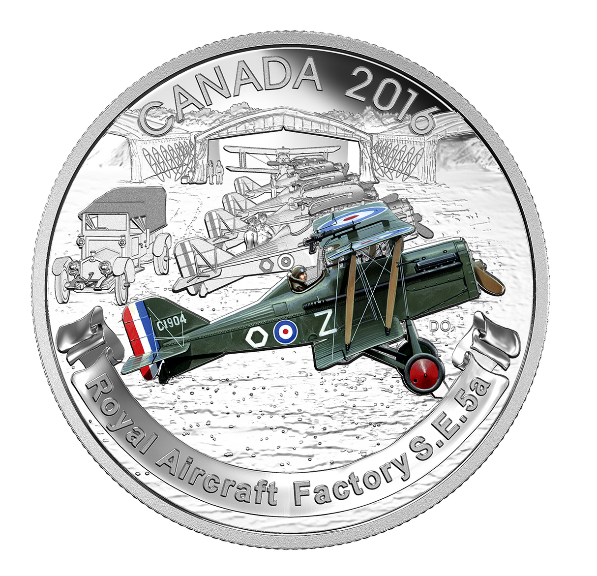 1 oz Aircraft of First World War: Royal Aircraft Factory S.E.5a