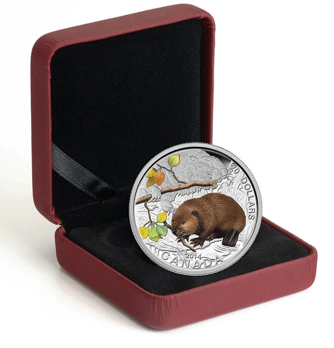 1 oz Baby Beaver Silver Coin
