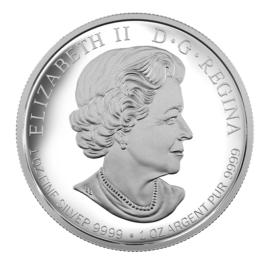 1 oz Colourful Birds of Canada: American Goldfinch Silver Coin