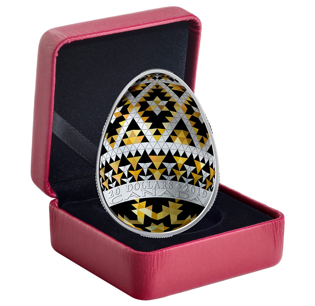 1 oz Vegreville Pysanka Egg Silver Coin