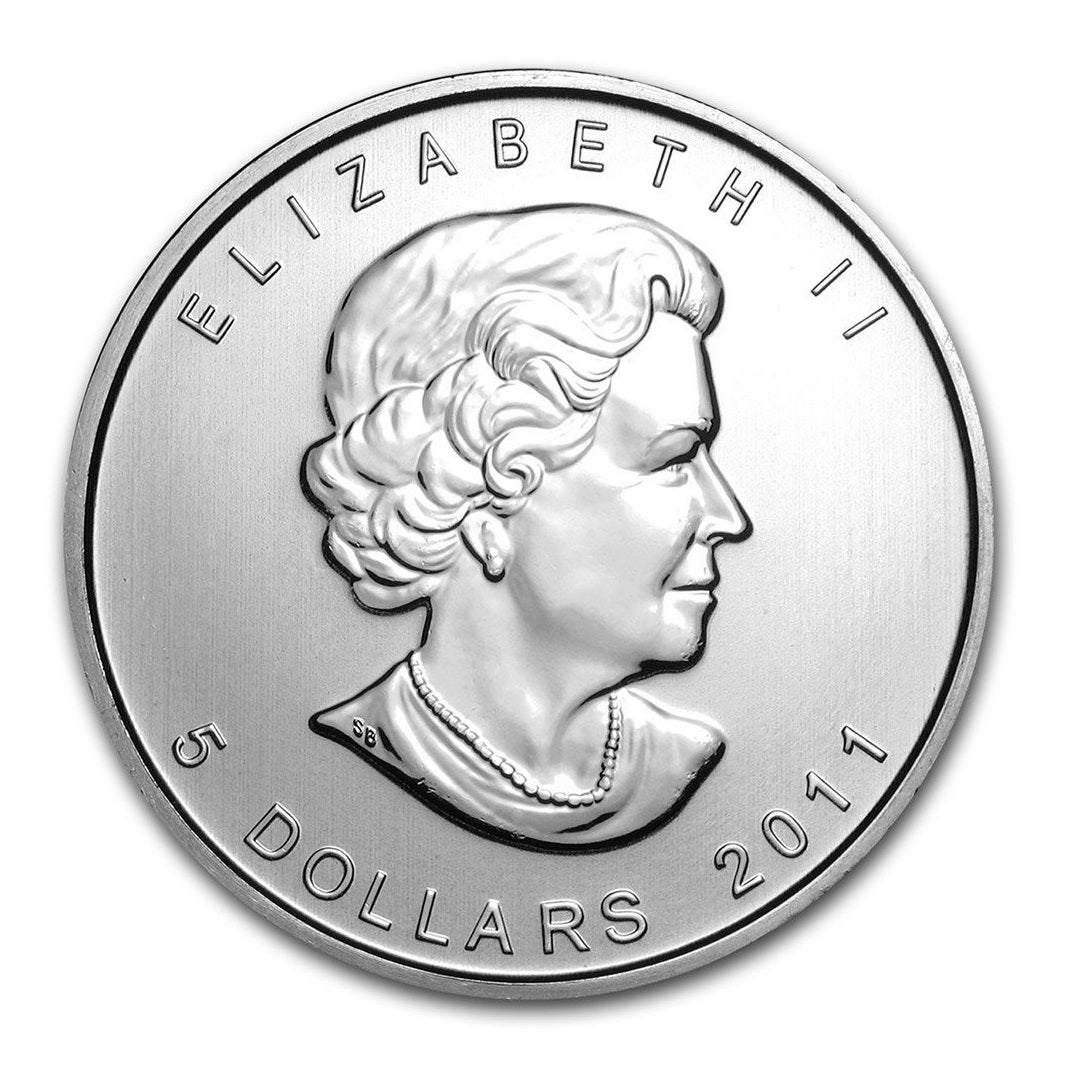 1 oz Canadian Wildlife Grizzly Bear Silver Coin