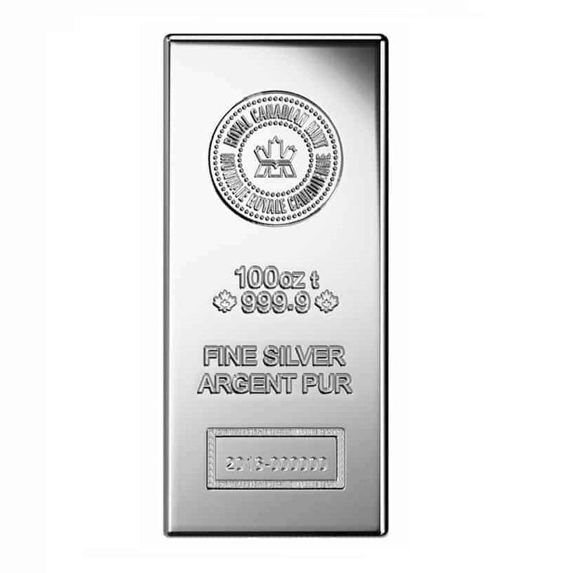 100 oz RCM Silver Bar