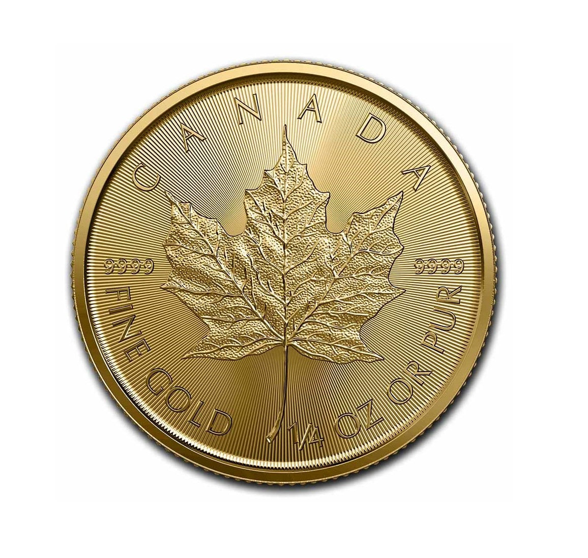 1/4 oz Canadian Gold Maple Leaf Coin (Random Date)