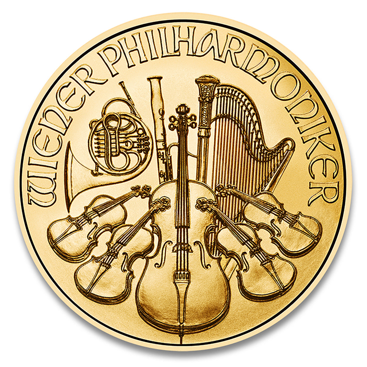 1 oz Gold Austrian Philharmonic Coin (Random Date)
