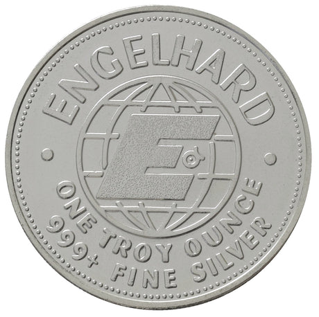 1 oz Engelhard Prospector Silver Round (Random Year)