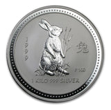 32oz Silver Lunar Year of Rabbit Coin