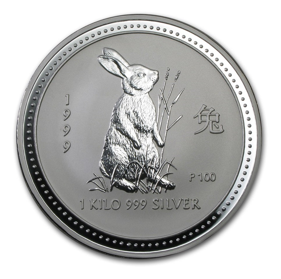 32oz Silver Lunar Year of Rabbit Coin