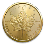 1 盎司加拿大枫叶金币（2024 年）