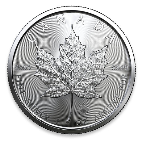 1 盎司加拿大枫叶银币（2024 年）