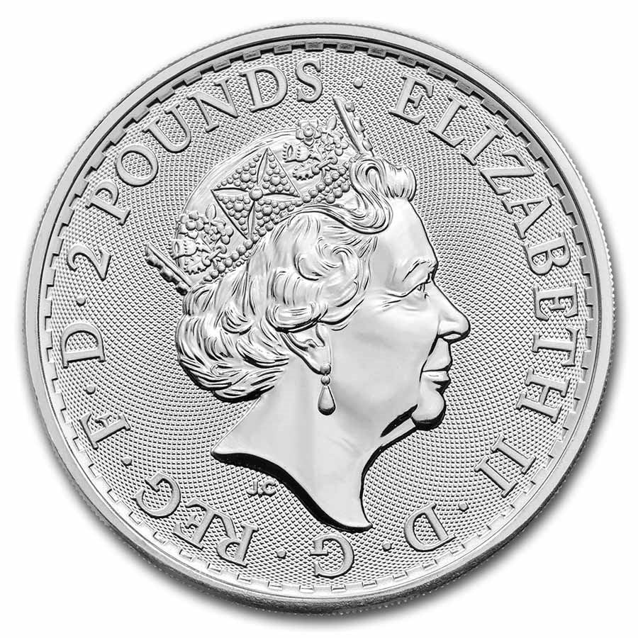 1 盎司不列颠尼亚银币