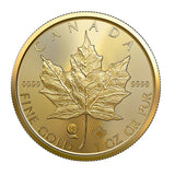 1 盎司加拿大枫叶金币（单一矿山来源）
