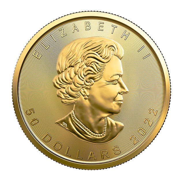 1 oz Canadian Gold Maple Leaf Coin (Single Mine Sourced)