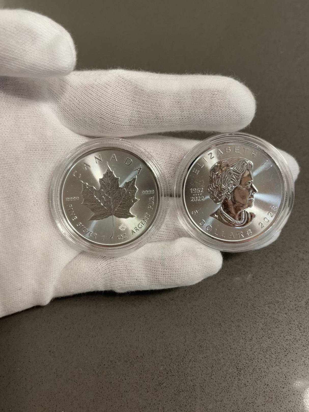 1盎司加拿大枫叶银币