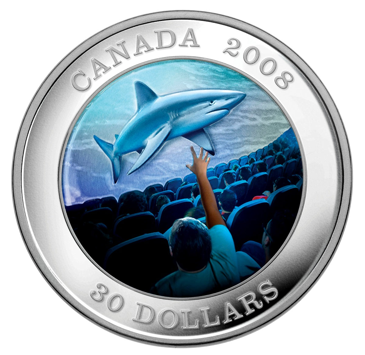 1oz IMAX Shark Silver Coin