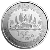 1 oz Canada 150 Silver Voyageur Coin