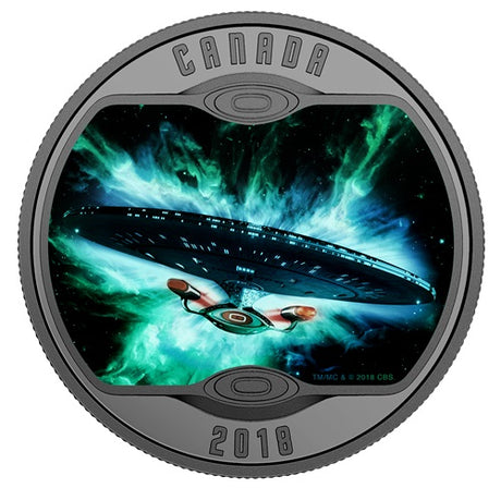 Star Trek™ Glow-in-the-Dark Silver Coin