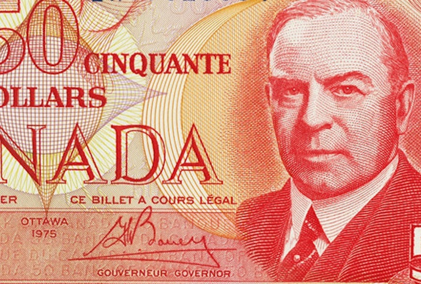 Canadian $50 Bill (Crow-Bouey)