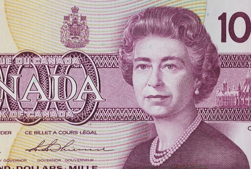 Pink Dollar Bill -  Canada