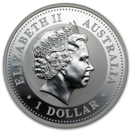 1 盎司澳大利亚笑翠鸟银币 - 2008 年