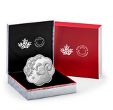 Silver $15 Lunar Year of Sheep Lotus Coin