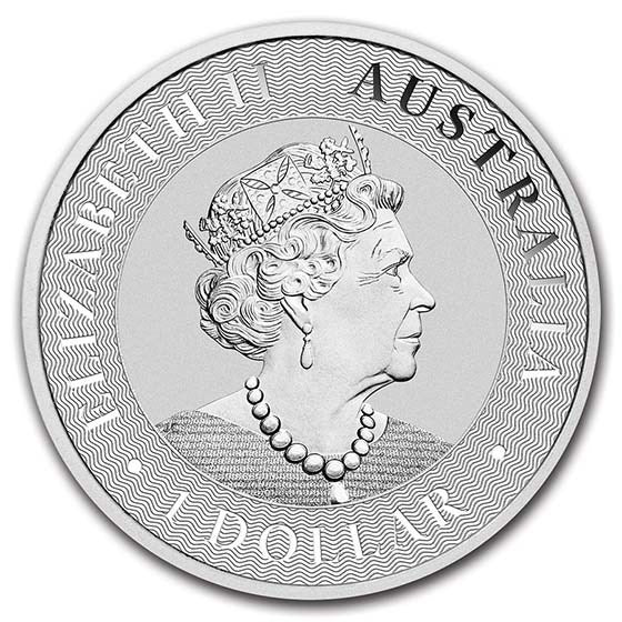 1 盎司澳大利亚袋鼠银币（年份随机）