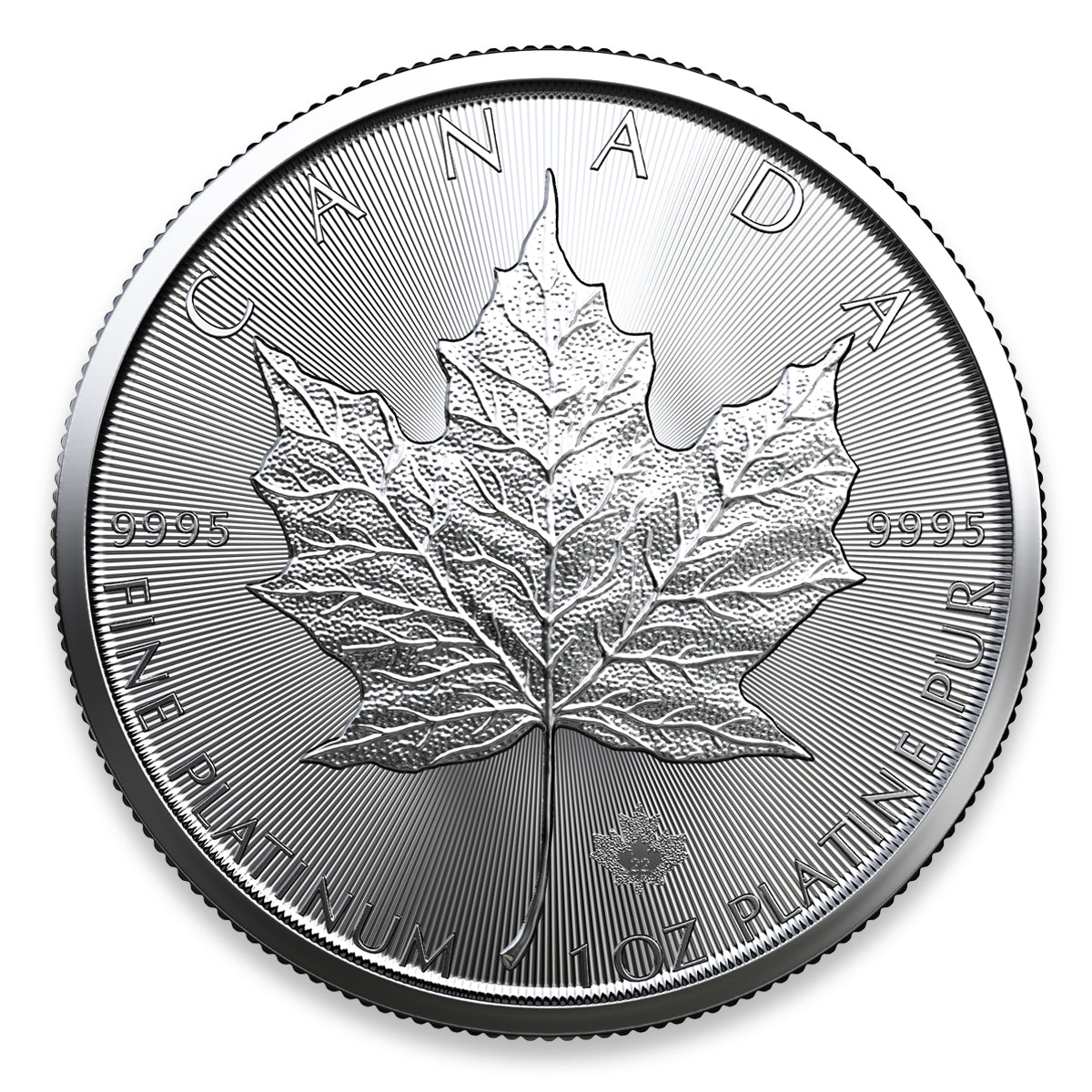 1盎司加拿大枫叶铂金币