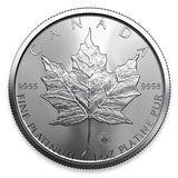 1盎司加拿大枫叶铂金币