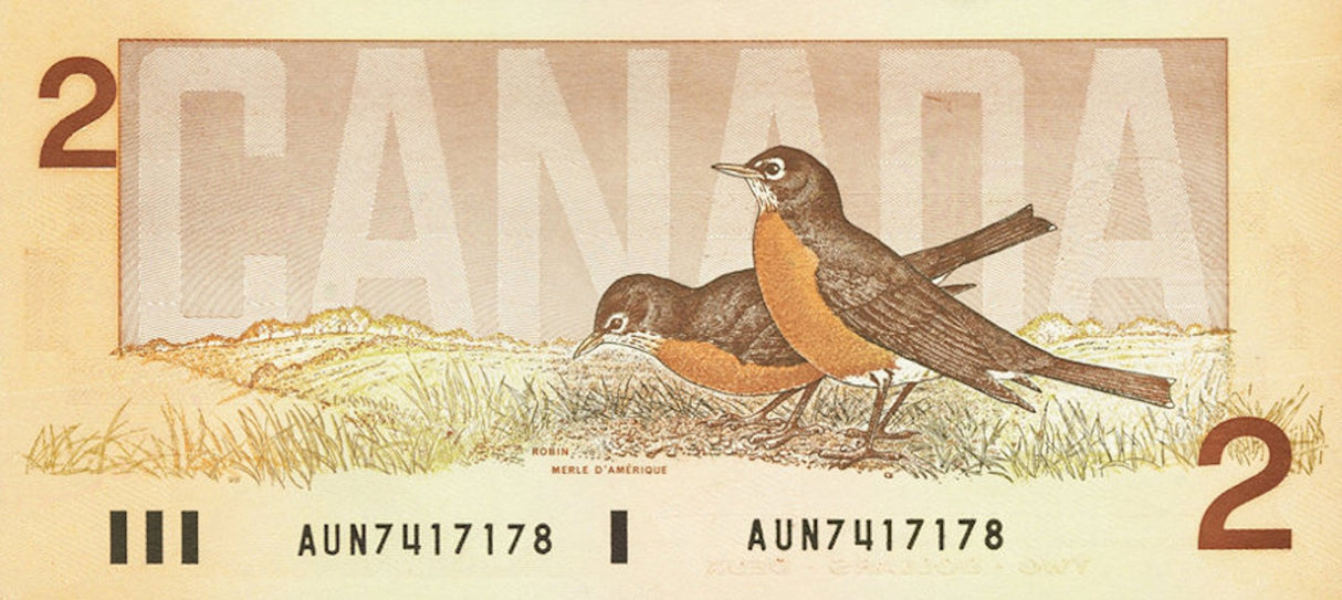 Canadian $2 Bill (Thiessen-Crow)