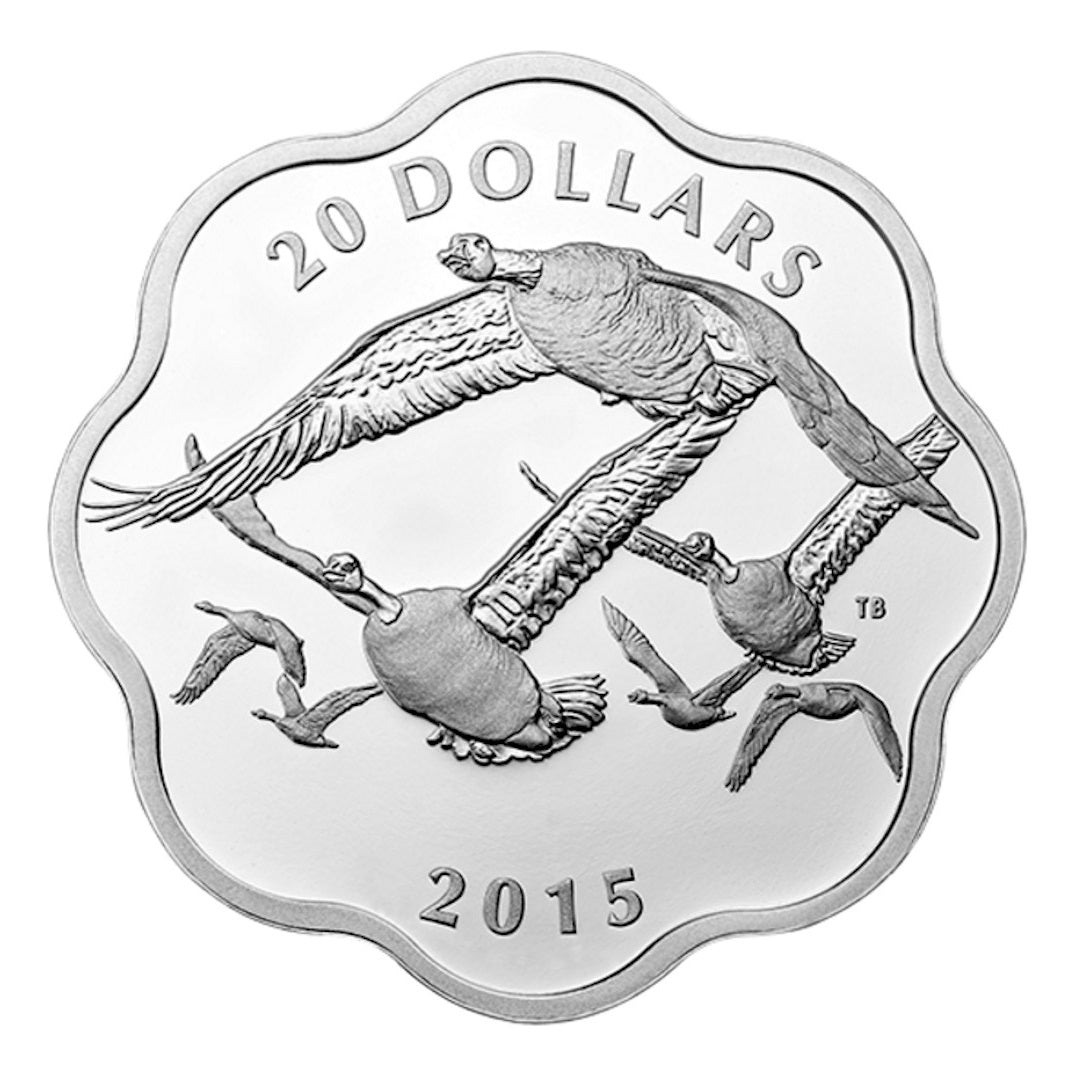 Canada Goose Silver Coin