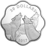 $20 Master of the Land: The Timber Wolf Silver Coin