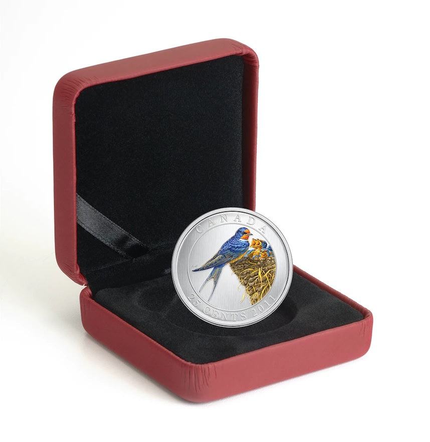 Birds of Canada Barn Swallow Quarter Merchantman & Sons