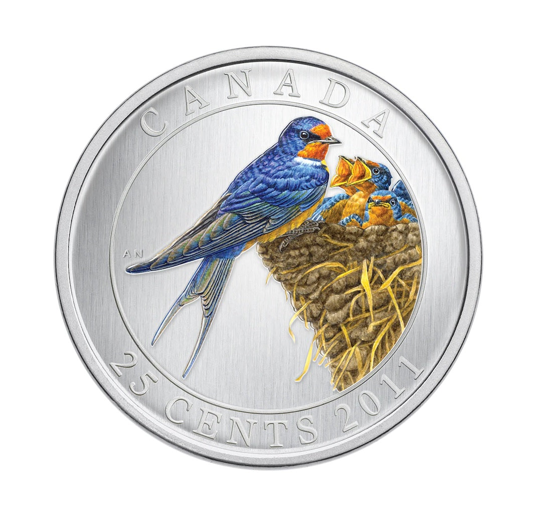 Birds of Canada: Barn Swallow Quarter