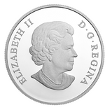 1 oz Jewel of the Rain: Bigleaf Maple Silver Coin