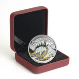 1 oz Landscape Illusion: Mountain Goat Silver Coin