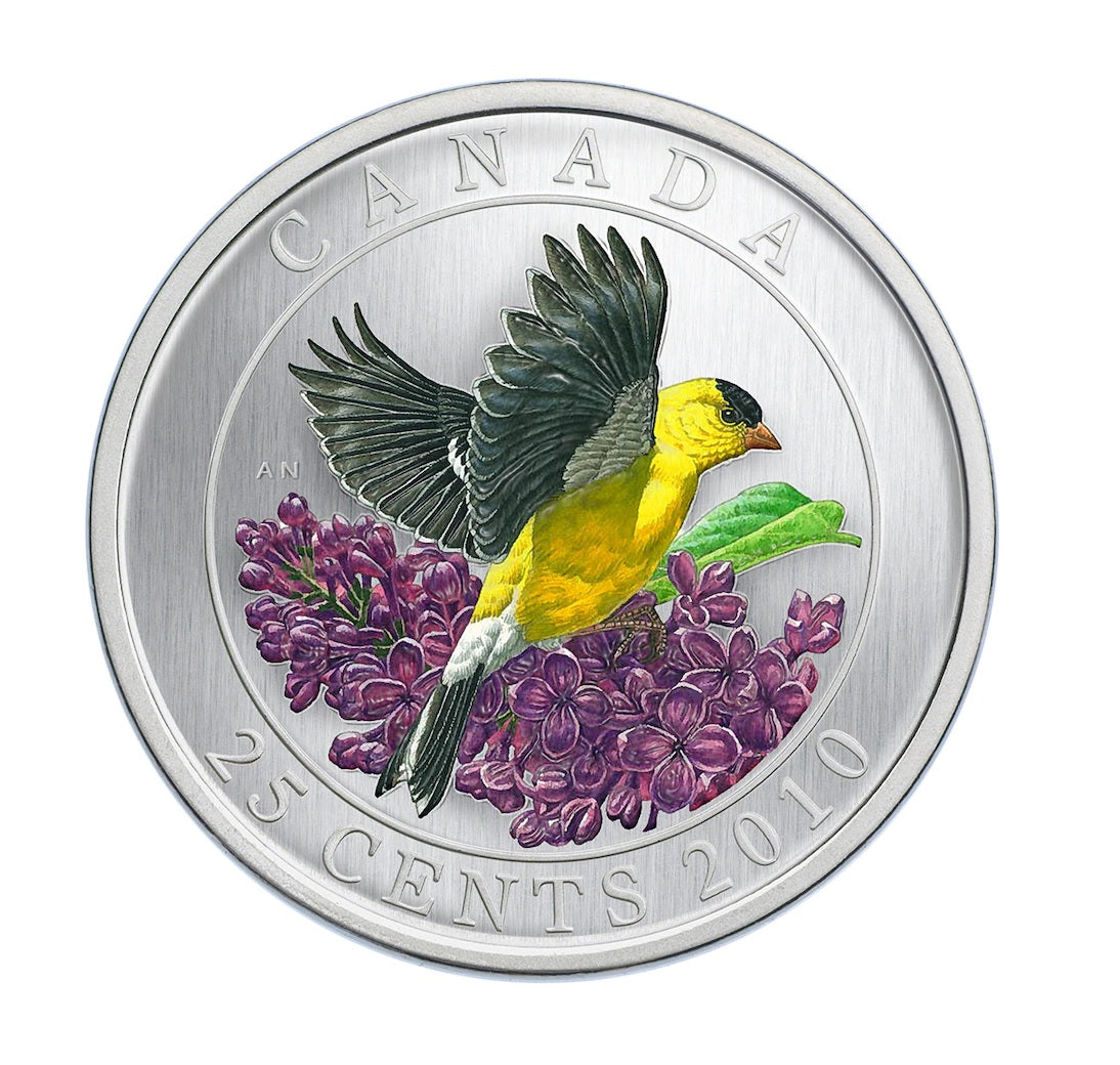 Birds of Canada: Goldfinch Quarter