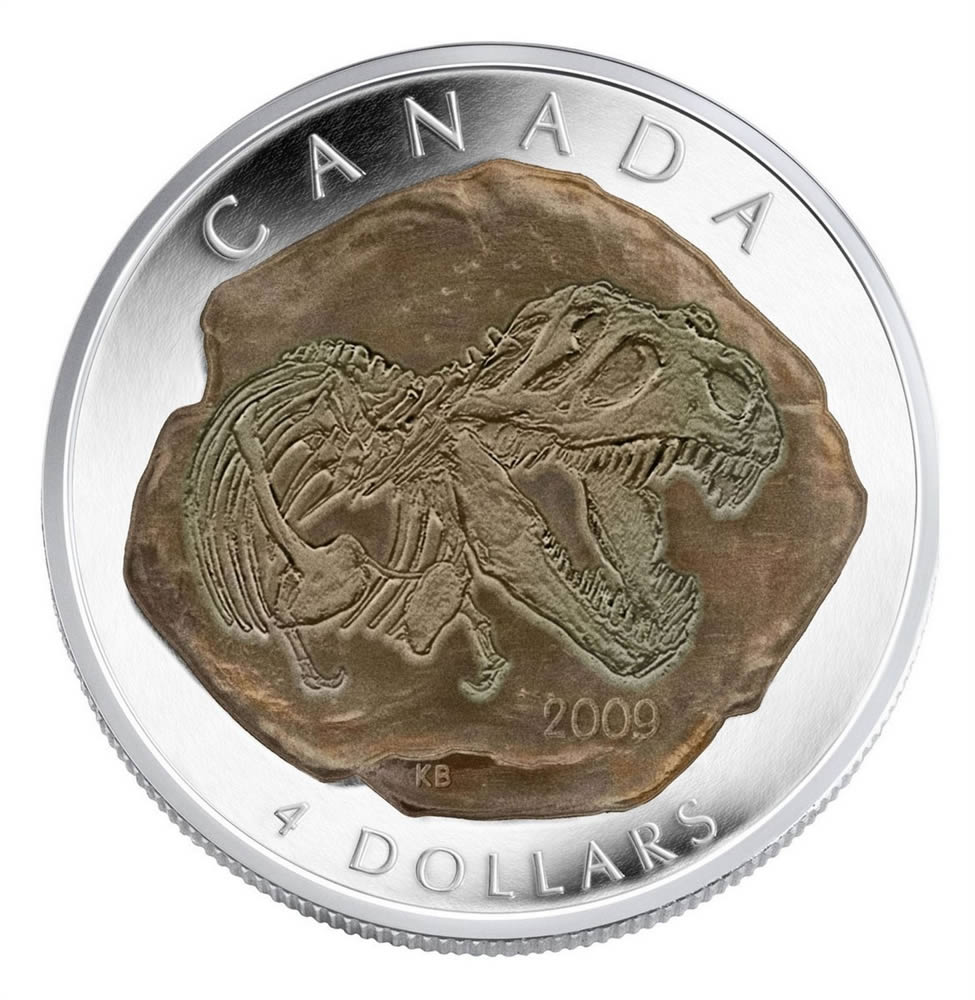 Dinosaur Collection: T-Rex Silver Coin