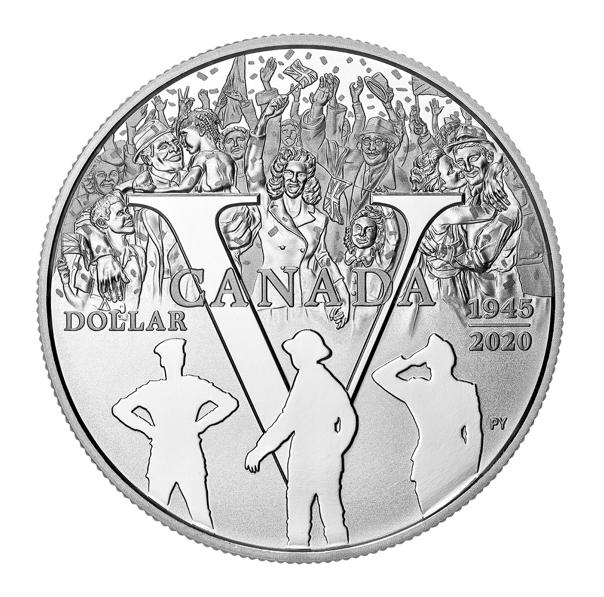 75th Anniversary of V-E Day Silver Coin